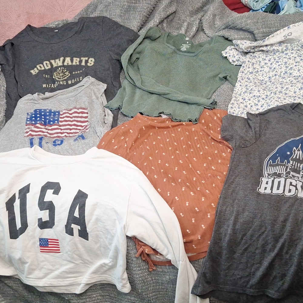 Girls shirts size 12 to 14